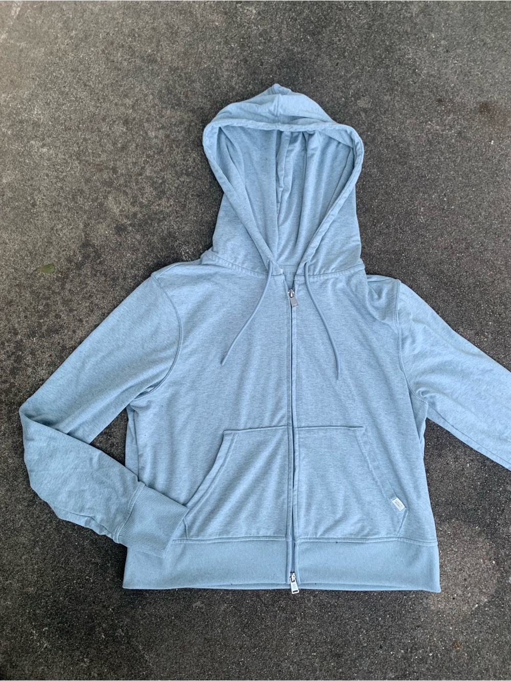 Athletic Works Light Blue Zip-Up Jacket